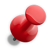 Push pin — click to place on slide